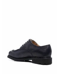 dunkelblaue Leder Derby Schuhe von Paraboot