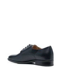 dunkelblaue Leder Derby Schuhe von BOSS