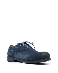 dunkelblaue Leder Derby Schuhe von Marsèll