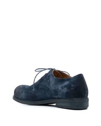 dunkelblaue Leder Derby Schuhe von Marsèll