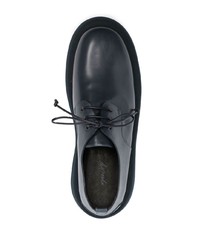 dunkelblaue Leder Derby Schuhe von Marsèll