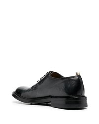 dunkelblaue Leder Derby Schuhe von Officine Creative