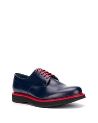 dunkelblaue Leder Derby Schuhe von Church's