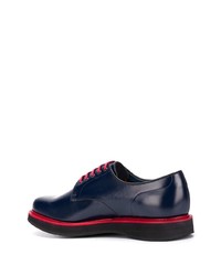 dunkelblaue Leder Derby Schuhe von Church's