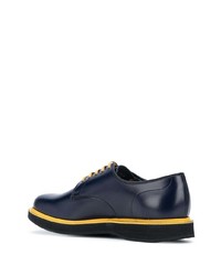 dunkelblaue Leder Derby Schuhe von Church's