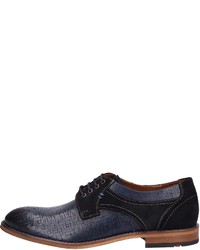 dunkelblaue Leder Derby Schuhe von Lloyd