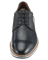 dunkelblaue Leder Derby Schuhe von Lloyd