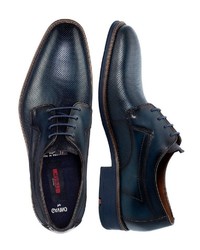 dunkelblaue Leder Derby Schuhe von Lloyd