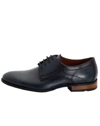 dunkelblaue Leder Derby Schuhe von Lloyd