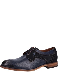 dunkelblaue Leder Derby Schuhe von Lloyd