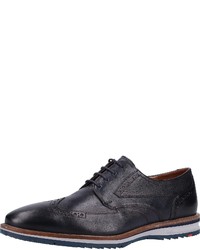 dunkelblaue Leder Derby Schuhe von Lloyd