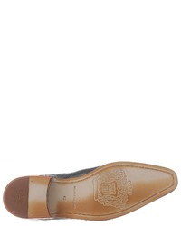 dunkelblaue Leder Derby Schuhe von Melvin&Hamilton