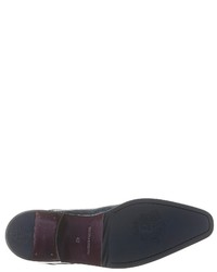 dunkelblaue Leder Derby Schuhe von Melvin&Hamilton