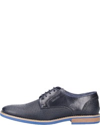 dunkelblaue Leder Derby Schuhe von Mercedes