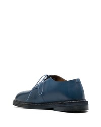 dunkelblaue Leder Derby Schuhe von Marsèll