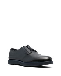 dunkelblaue Leder Derby Schuhe von Doucal's