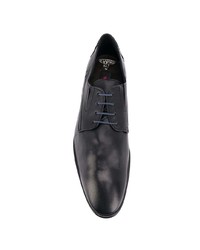 dunkelblaue Leder Derby Schuhe von Lloyd