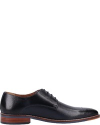 dunkelblaue Leder Derby Schuhe von Salamander