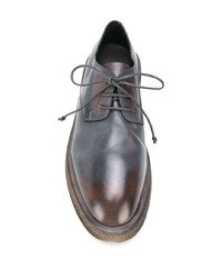 dunkelblaue Leder Derby Schuhe von Marsèll