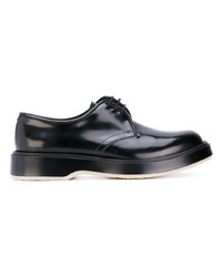 dunkelblaue Leder Derby Schuhe von Adieu Paris