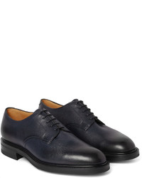 dunkelblaue Leder Derby Schuhe von Edward Green