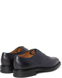 dunkelblaue Leder Derby Schuhe von Edward Green