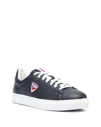 dunkelblaue Leder niedrige Sneakers von Rossignol