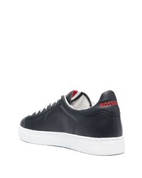 dunkelblaue Leder niedrige Sneakers von Rossignol