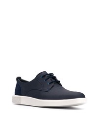 dunkelblaue Leder niedrige Sneakers von Camper