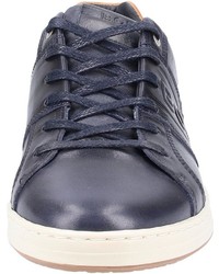 dunkelblaue Leder niedrige Sneakers von Bjorn Borg