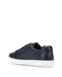 dunkelblaue Leder niedrige Sneakers von Church's