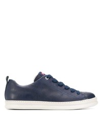 dunkelblaue Leder niedrige Sneakers von Camper