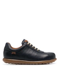 dunkelblaue Leder niedrige Sneakers von Camper