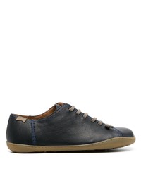 dunkelblaue Leder niedrige Sneakers von Camper