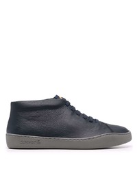 dunkelblaue Leder niedrige Sneakers von Camper