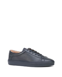 dunkelblaue Leder niedrige Sneakers von Koio