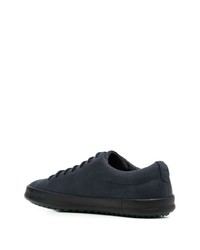 dunkelblaue Leder niedrige Sneakers von Camper