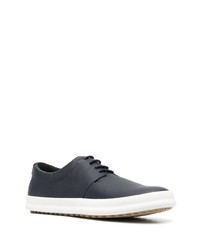 dunkelblaue Leder niedrige Sneakers von Camper