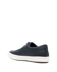 dunkelblaue Leder niedrige Sneakers von Camper