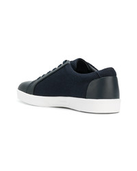 dunkelblaue Leder niedrige Sneakers von Calvin Klein 205W39nyc