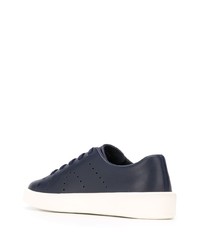 dunkelblaue Leder niedrige Sneakers von Camper