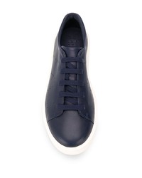 dunkelblaue Leder niedrige Sneakers von Camper