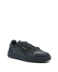 dunkelblaue Leder niedrige Sneakers von Axel Arigato