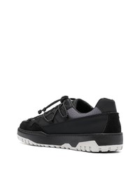 dunkelblaue Leder niedrige Sneakers von Iceberg