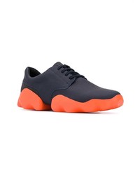 dunkelblaue Leder niedrige Sneakers von Camper