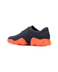 dunkelblaue Leder niedrige Sneakers von Camper