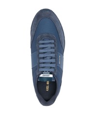 dunkelblaue Leder niedrige Sneakers von Axel Arigato