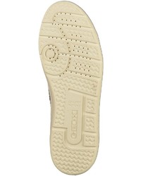 dunkelblaue Leder niedrige Sneakers von Geox