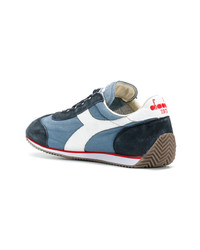 dunkelblaue Leder niedrige Sneakers von Diadora