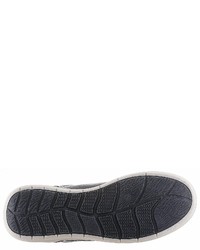 dunkelblaue Leder niedrige Sneakers von HIS JEANS